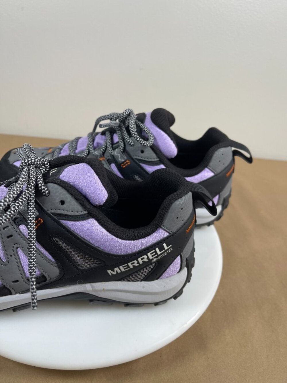 Merrell J037012 Gore-Tex Hiking Shoes Womens 7.5 Purple Gray Waterproof - Picture 5 of 10